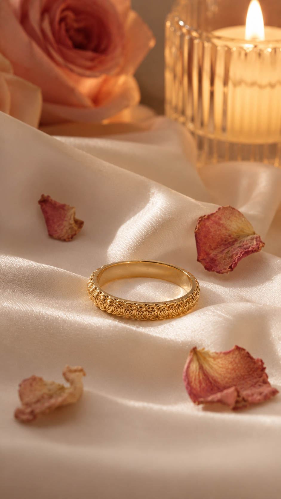 Bague Fleur Dorée